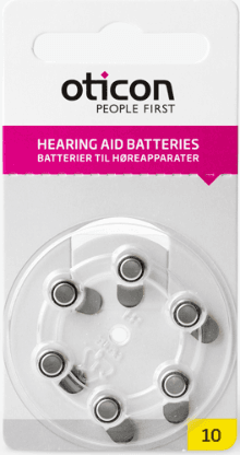 Batteri 10, høreapparattilbehør
