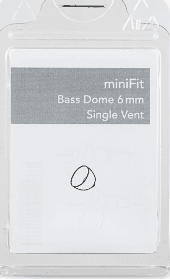 MiniFit Bassdome - enkel vent/dobbel vent, Oticon, høreapparattilbehør